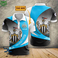 Newcastle United F.C Premier League 2023 Customized 3D Polo Tshirt