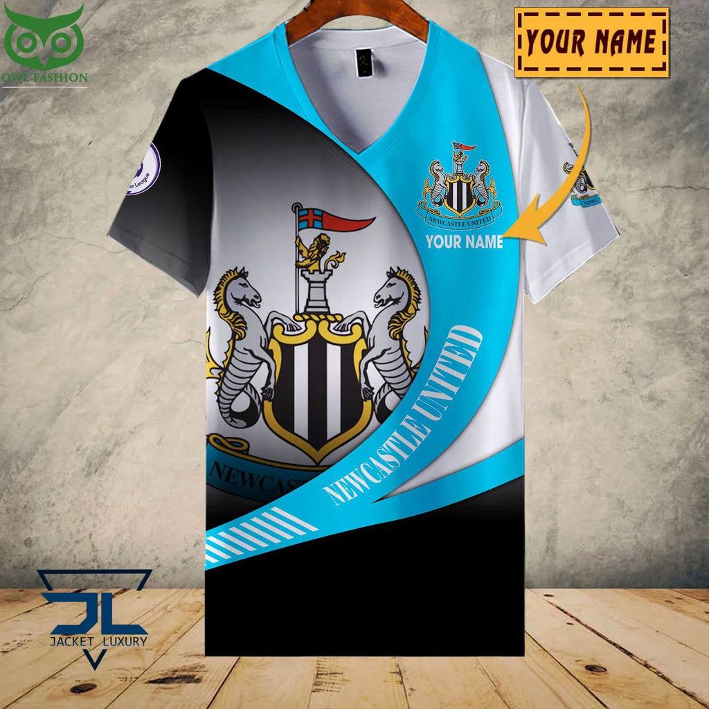 Newcastle United F.C Premier League 2023 Customized 3D Polo Tshirt