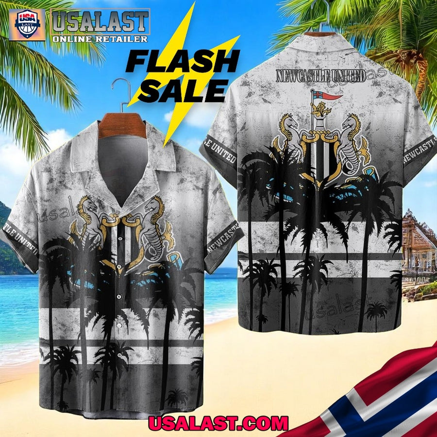 Newcastle United FC Coconut Tree Style Hawaiian Shirt