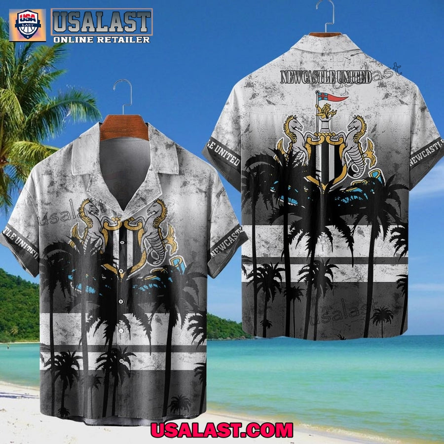 Newcastle United FC Coconut Tree Style Hawaiian Shirt