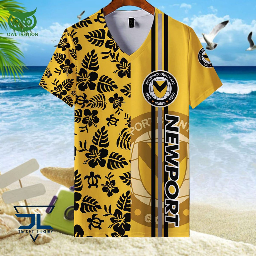 Newport County Football EPL Championship Hawaiian Shirt