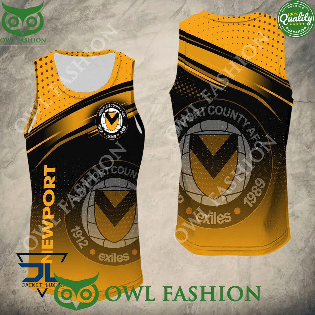 Newport County Logo League Two Printed Hoodie Shirt
