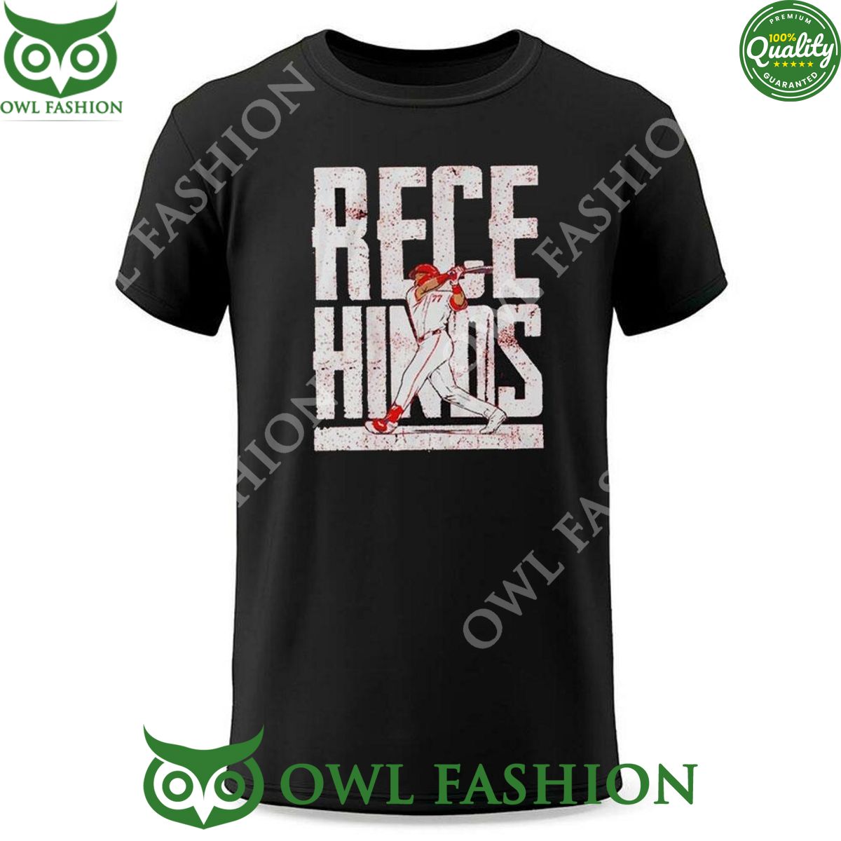 Rece Hinds Slugger Swing 2024 Baseball t Shirt