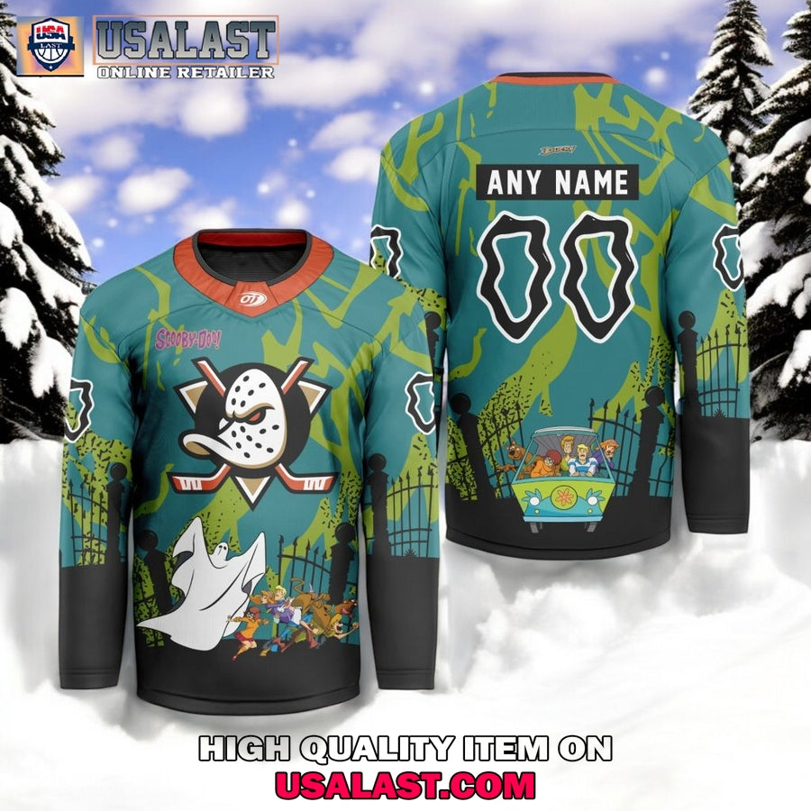 NHL Anaheim Ducks x Scooby Doo Hockey Jersey