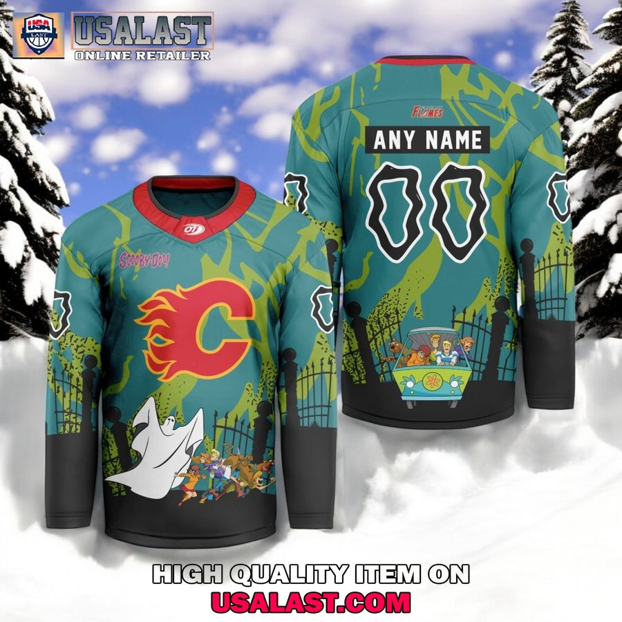 NHL Calgary Flames x Scooby Doo Hockey Jersey