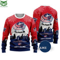 NHL Columbus Blue Jackets Special Custom Christmas Ugly Sweater
