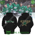 NHL Dallas Stars Motor Sport Car black Hockey Hoodie