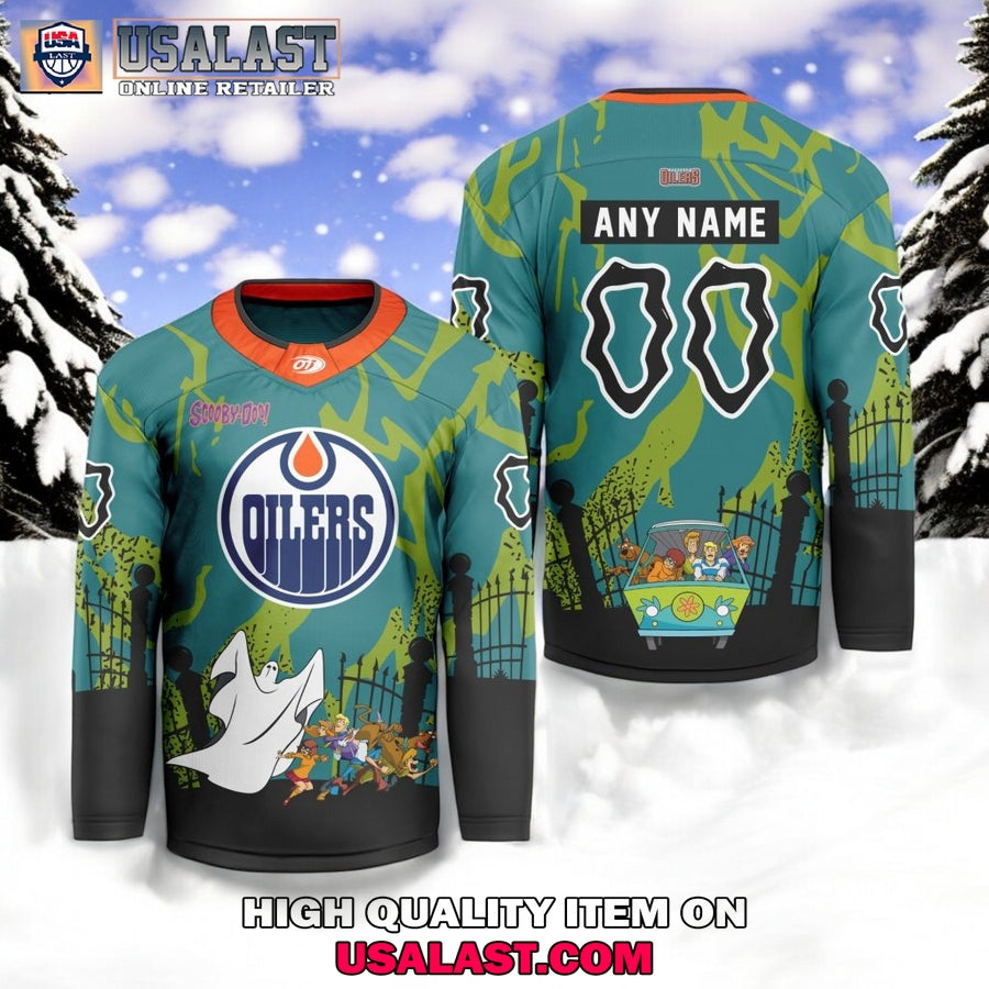 NHL Edmonton Oilers x Scooby Doo Hockey Jersey