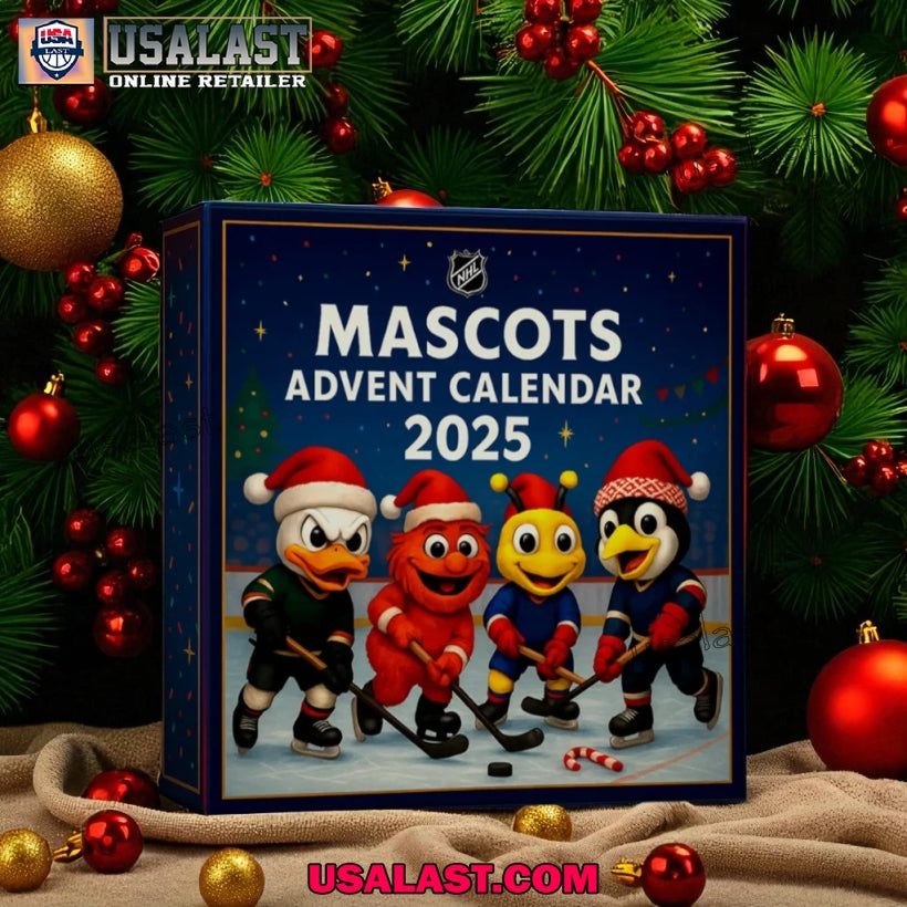 NHL Hockey Mascots Advent Calendar 2025