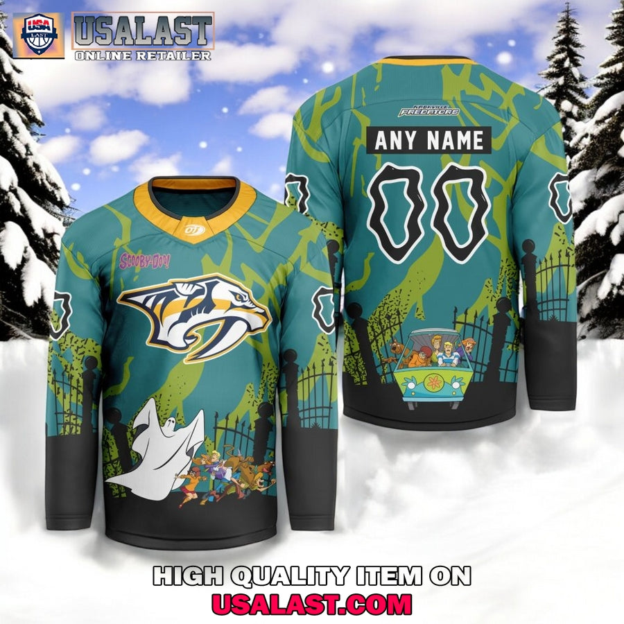 NHL Nashville Predators x Scooby Doo Hockey Jersey