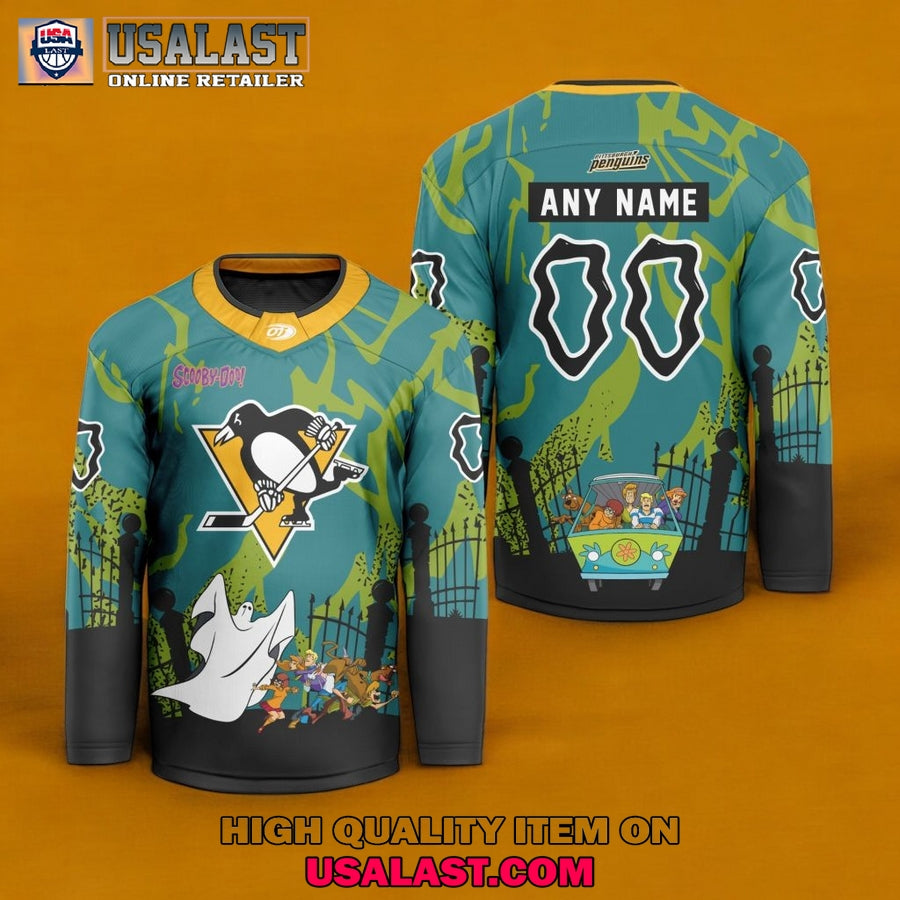 NHL Pittsburgh Penguins x Scooby Doo Hockey Jersey