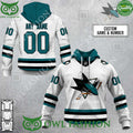 NHL San Jose Sharks Jersey Personalized Hoodie shirt