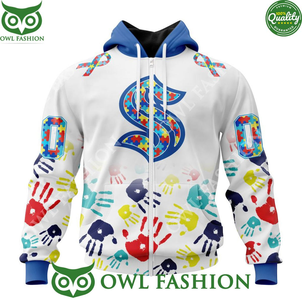 NHL Seattle Kraken Special Autism Awareness Design Personalized hoodie shirt