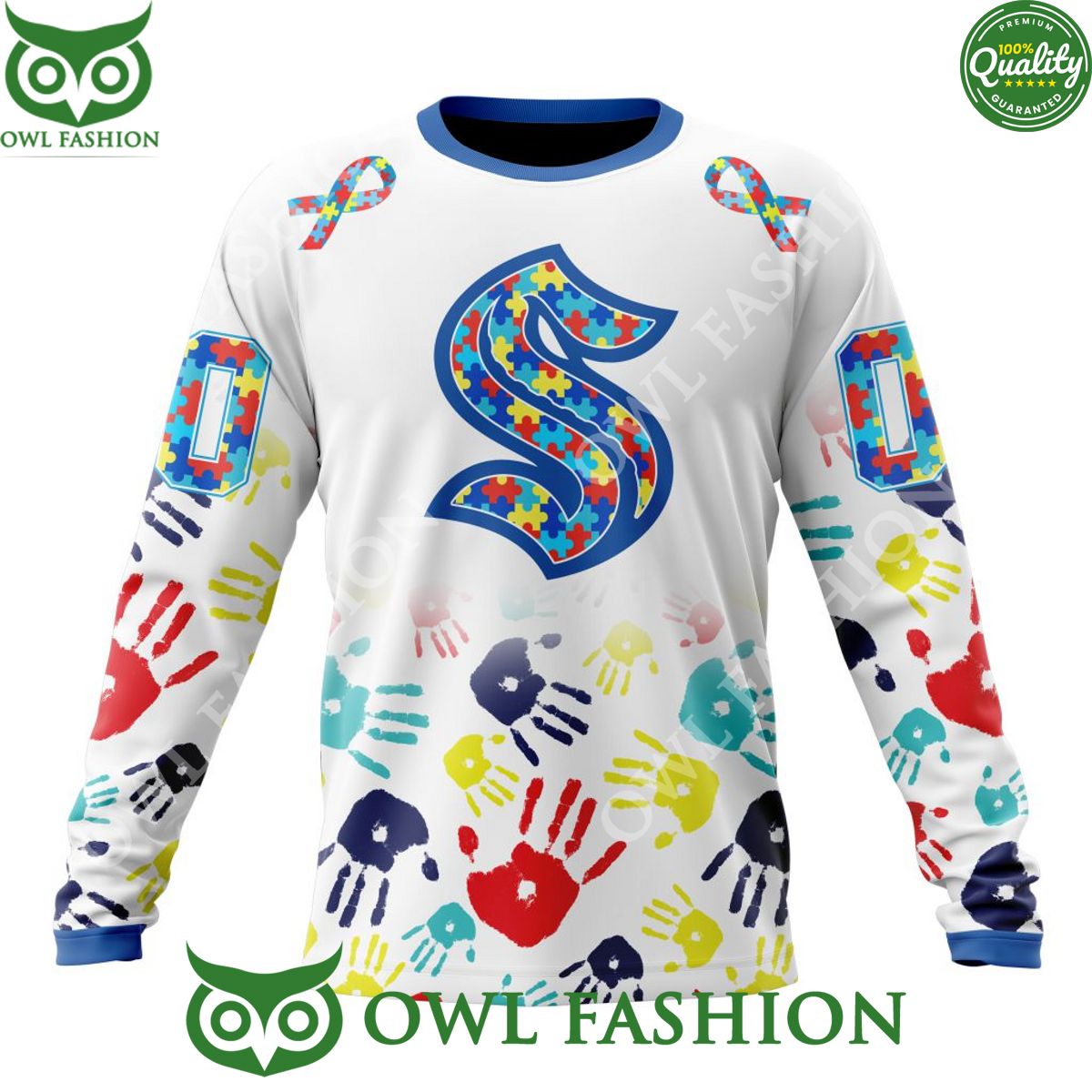 NHL Seattle Kraken Special Autism Awareness Design Personalized hoodie shirt
