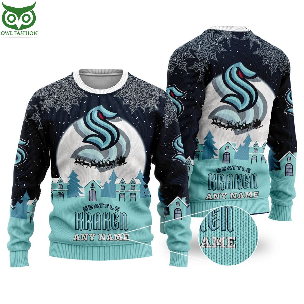 NHL Seattle Kraken Special Custom Christmas Ugly Sweater