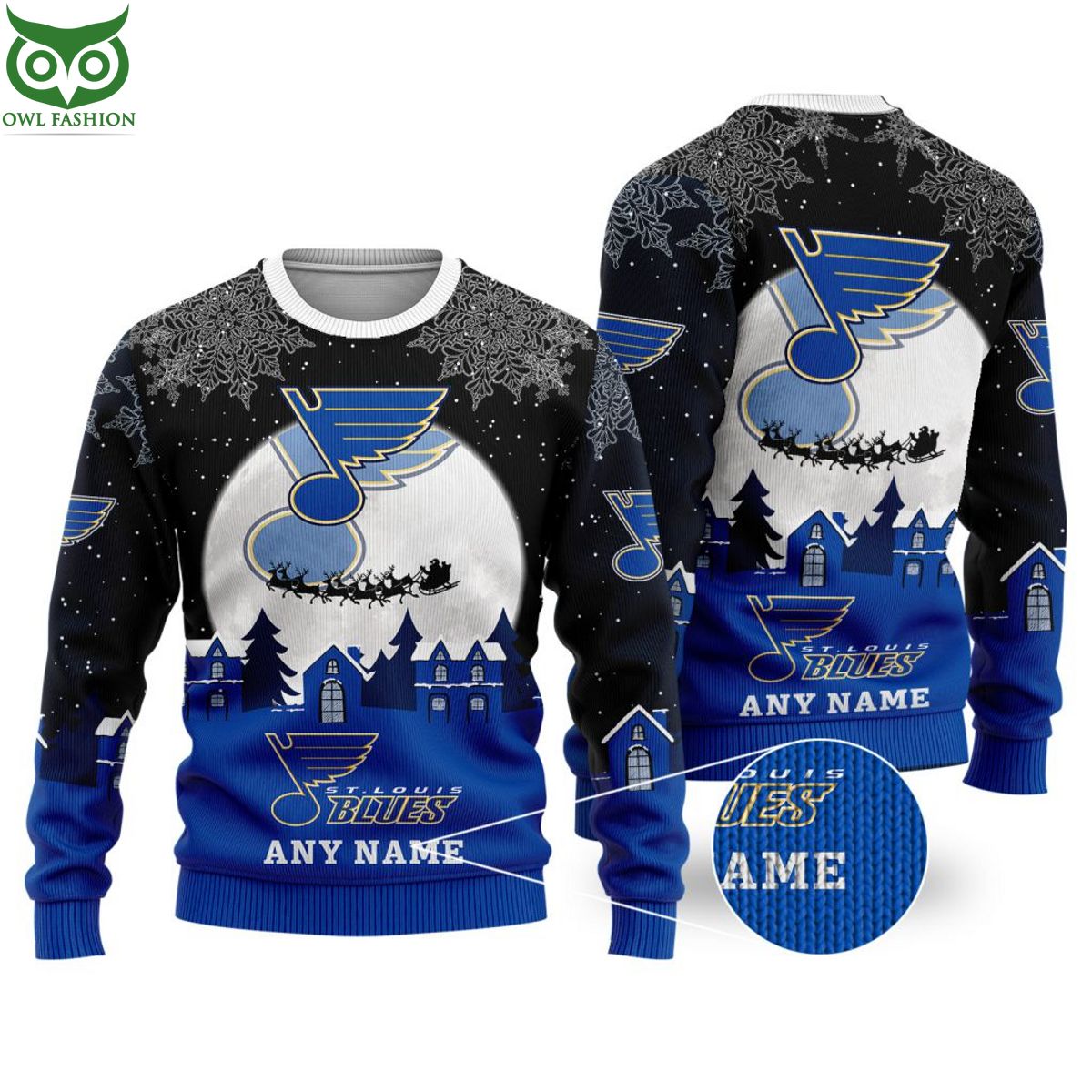 NHL St. Louis Blues Special Custom Christmas Ugly Sweater