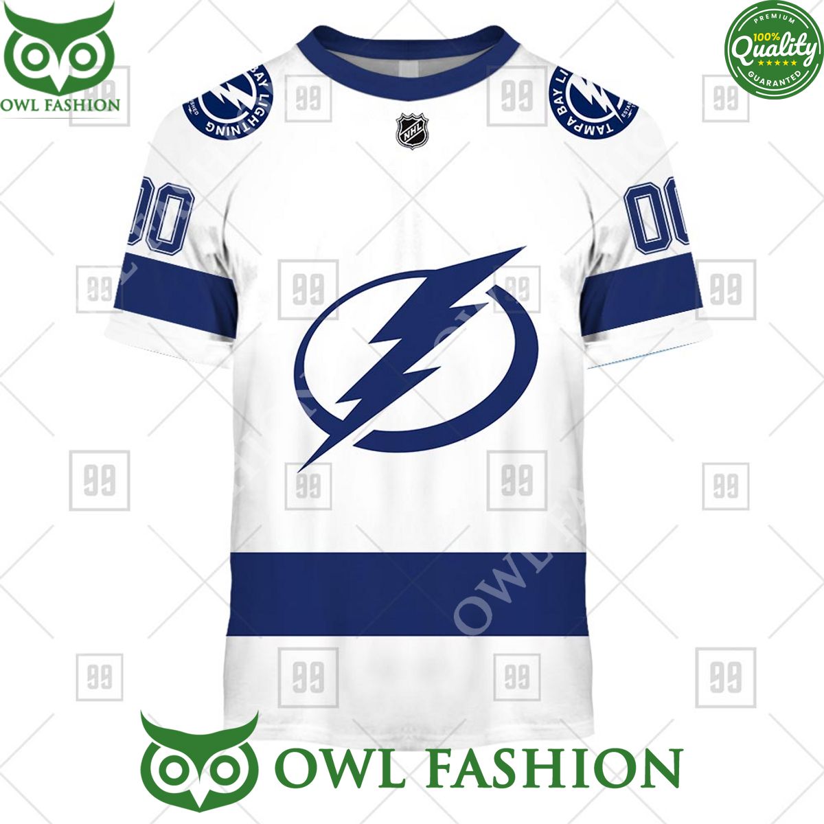 NHL Tampa Bay Lightning Jersey Hoodie shirt Personalized