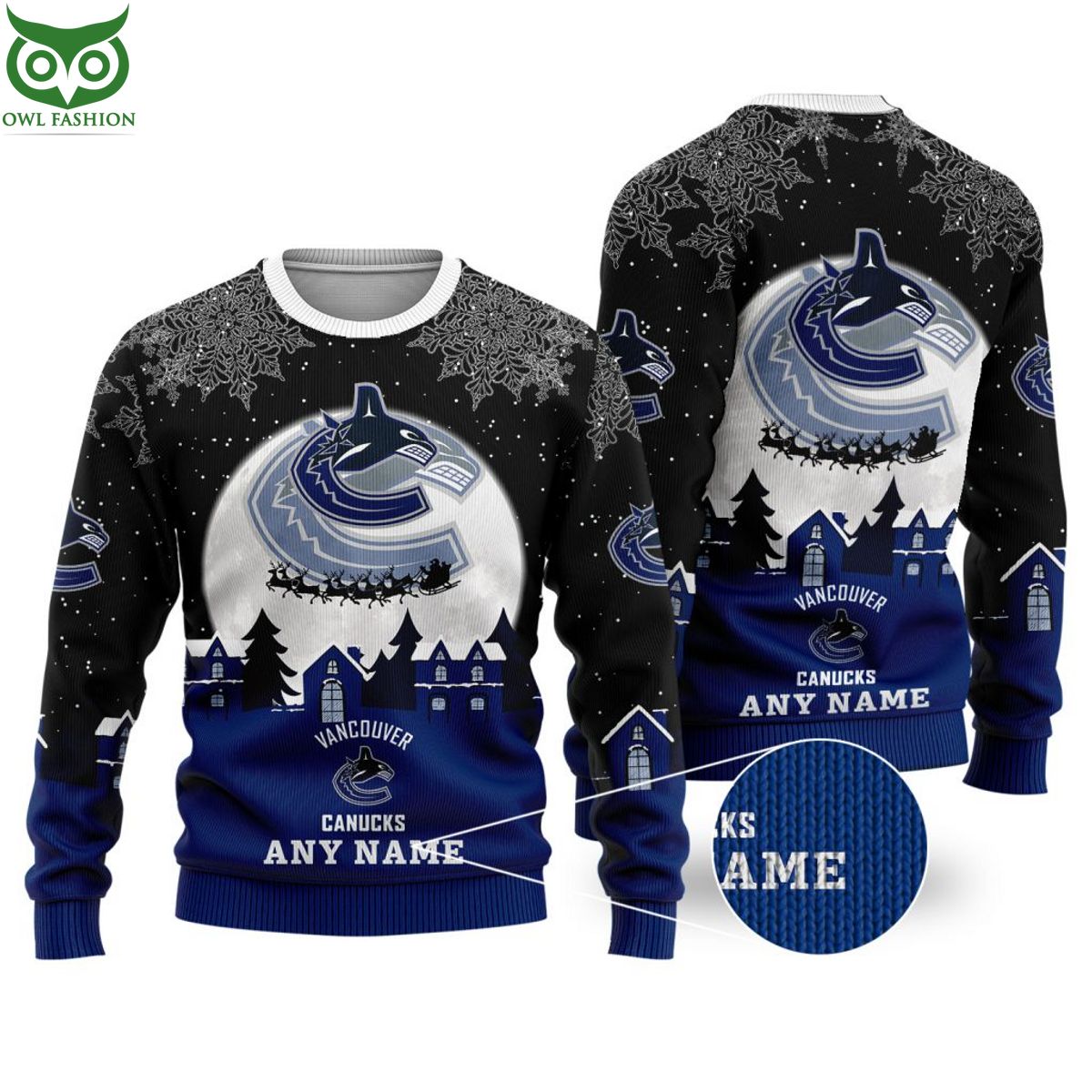 NHL Vancouver Canucks Special Custom Christmas Ugly Sweater