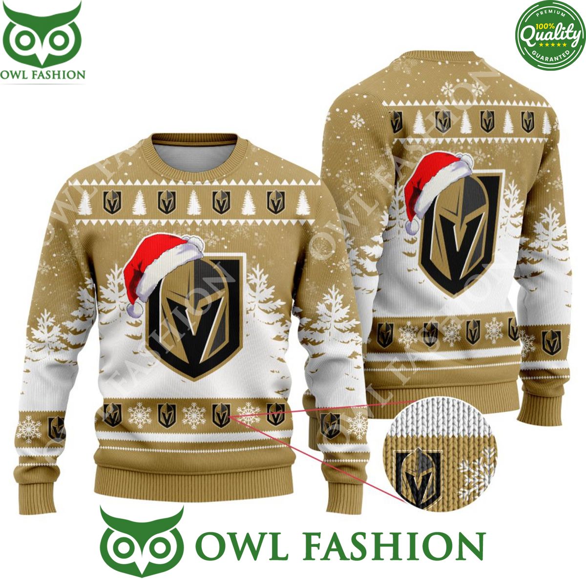 NHL Vegas Golden Knights Special Christmas Design Ugly Sweater Jumper