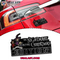 Nightmare Before Christmas Edition Custom 3D Car Badge Sticker