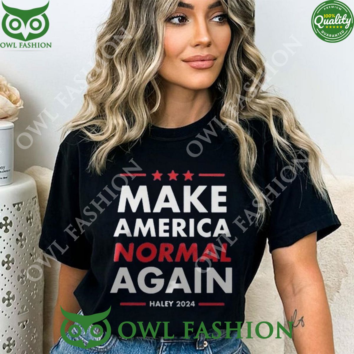 Nikki Haley Make America Normal Again 2024 Shirt Hoodie