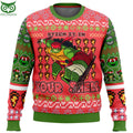 Ninja Turtle Raphael Stick it in your shell Ugly Sweater Jumper