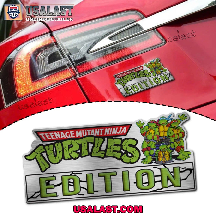 Ninja Turtles Car Emblem Custom 3D Badge