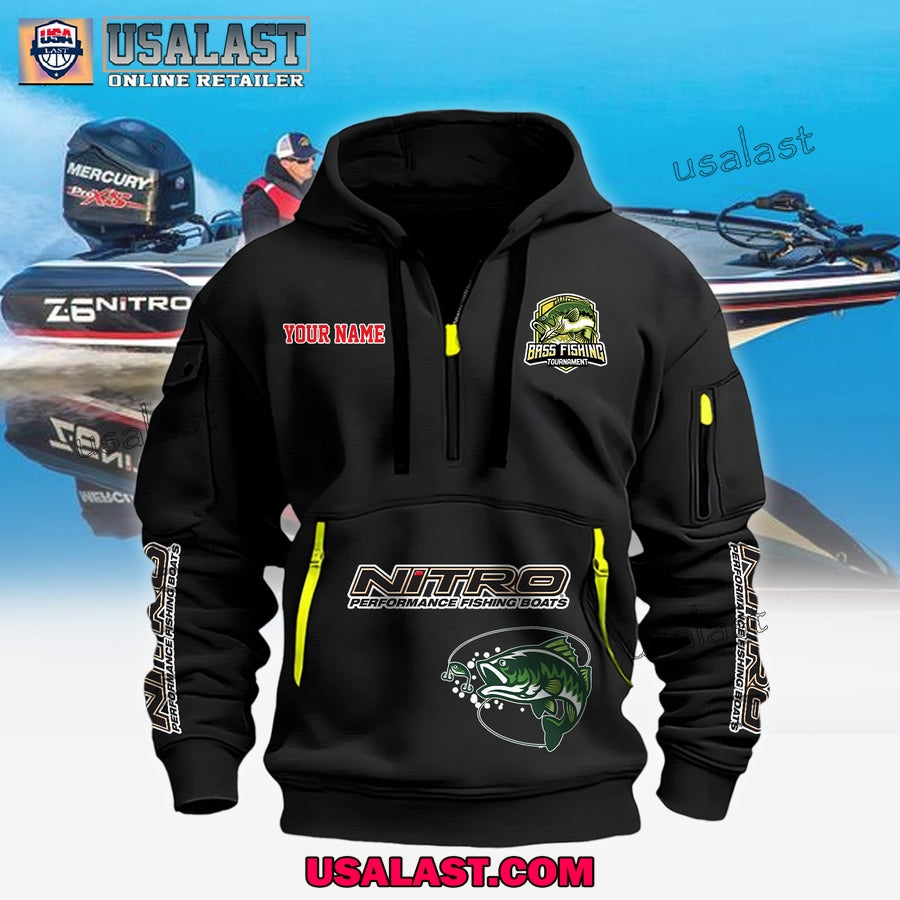 Nitro Boats Fishing Custom Name Heavy Hoodie