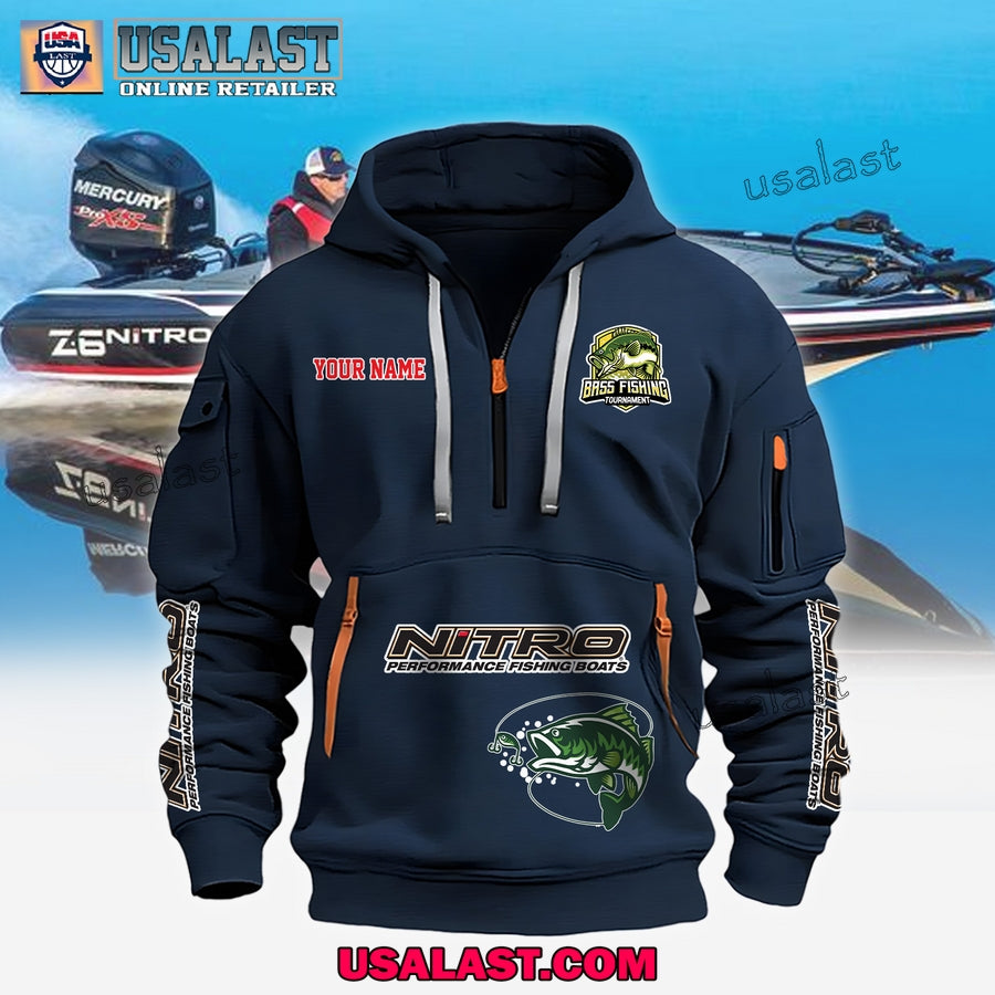 Nitro Boats Fishing Custom Name Heavy Hoodie