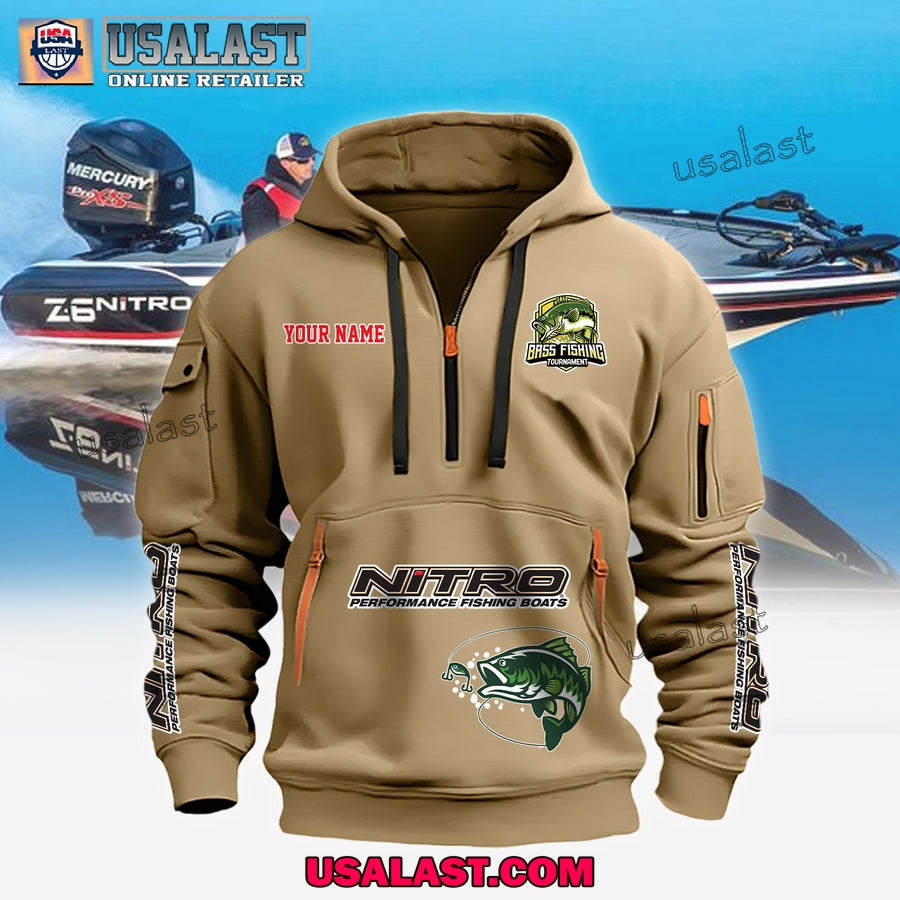 Nitro Boats Fishing Custom Name Heavy Hoodie