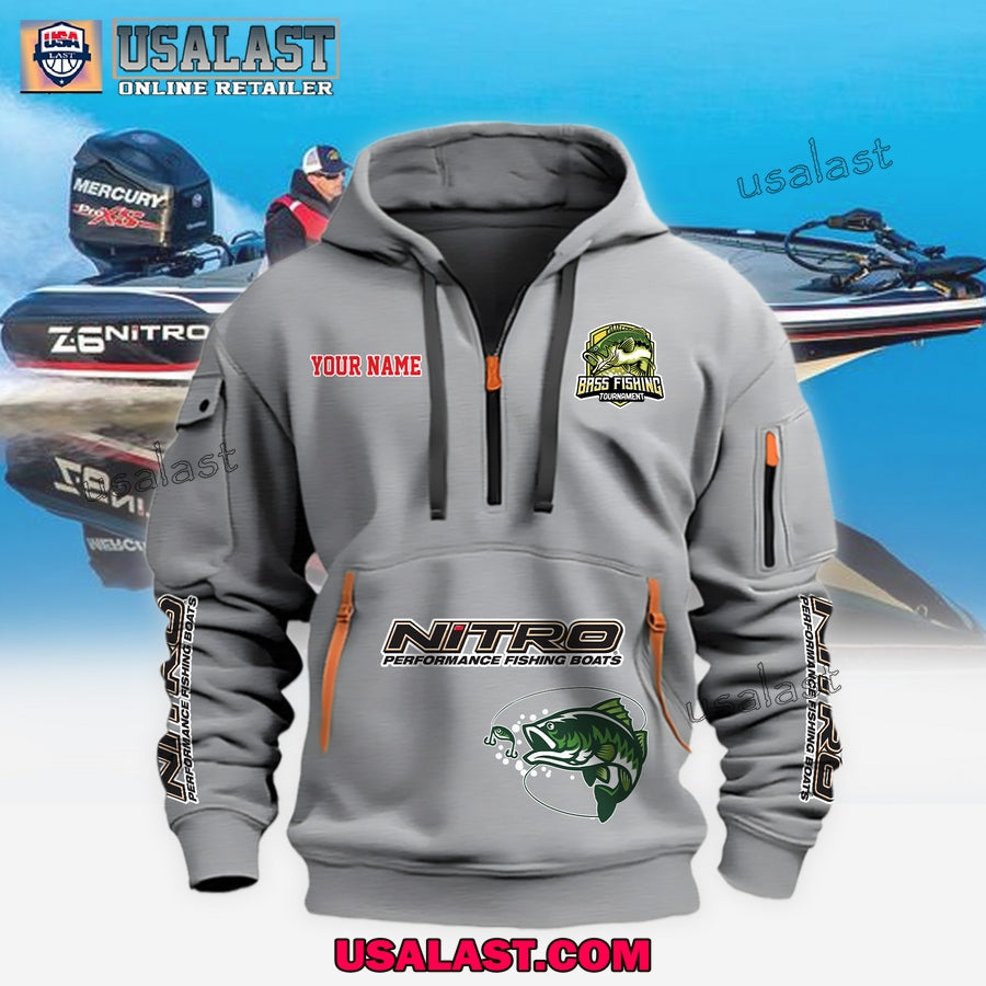 Nitro Boats Fishing Custom Name Heavy Hoodie