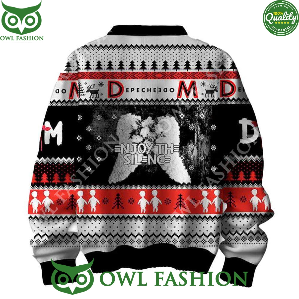 Njoy TH SIL NC Depeche Mode Christmas 2024 Ugly Sweater