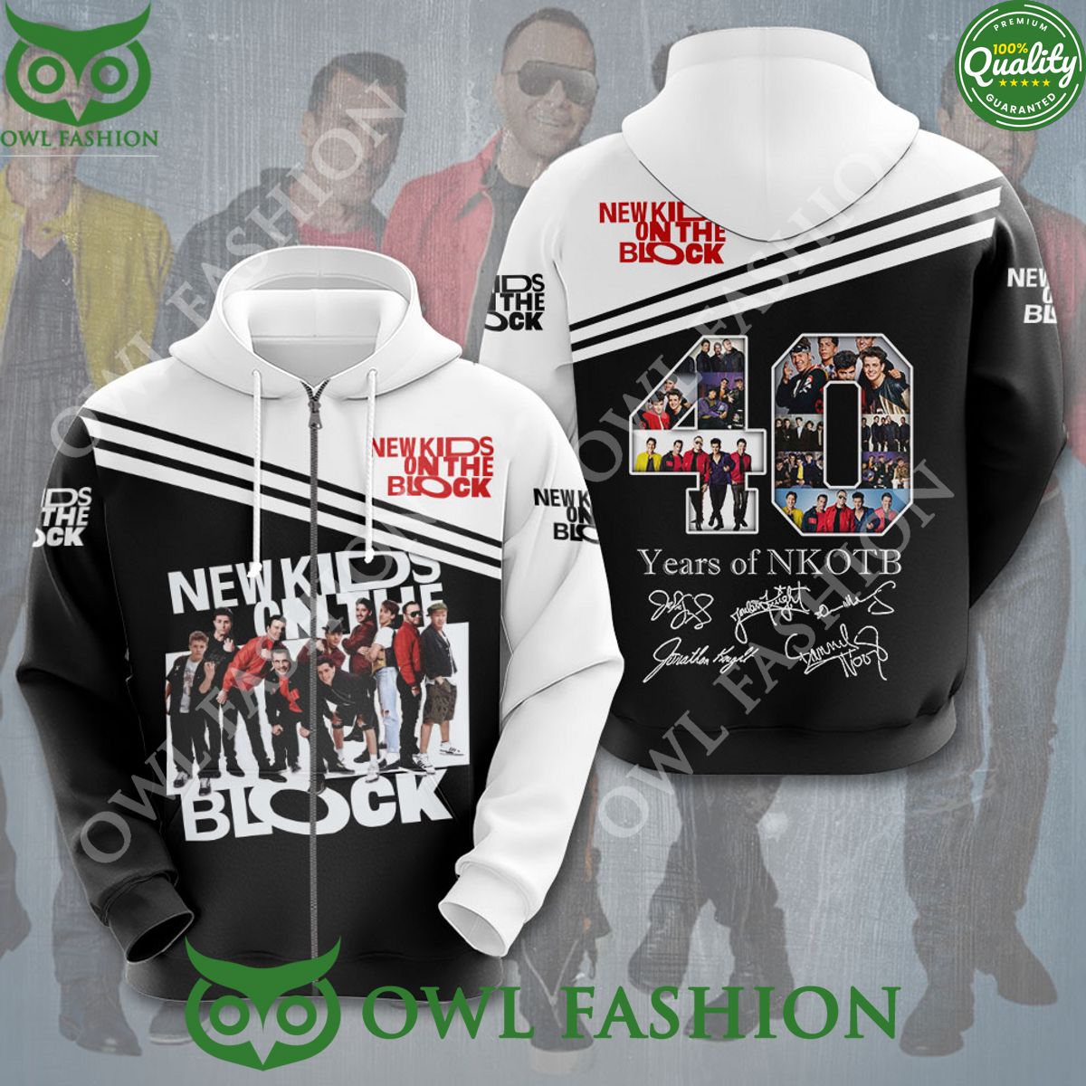 NKOTB Member Signature 3D Shirt