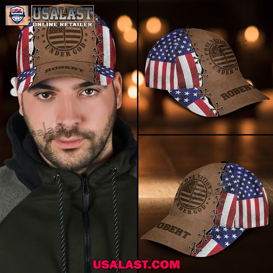 No King Christian One Nation Under God Classic Cap