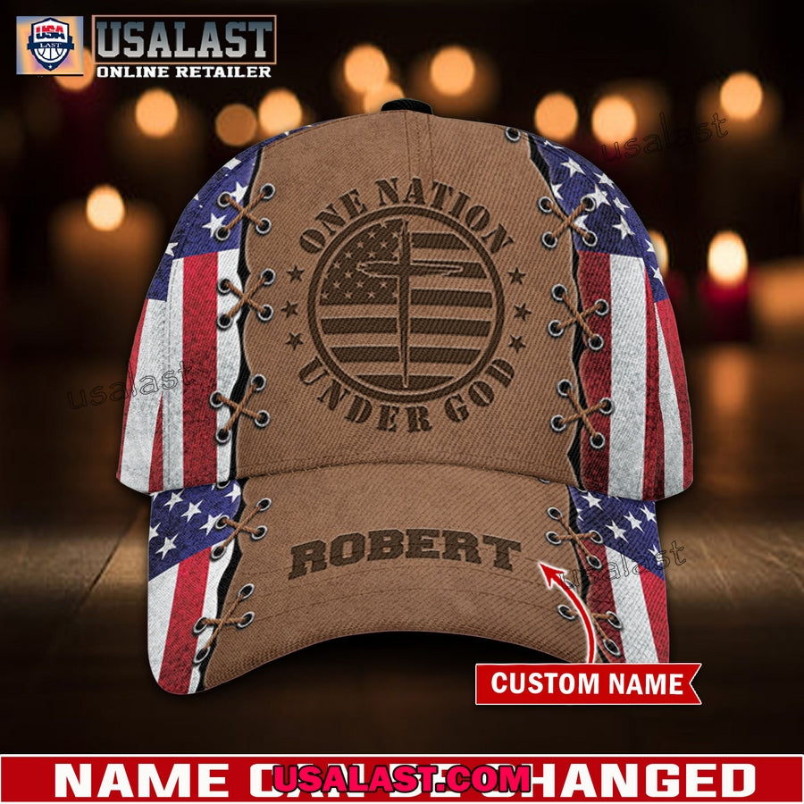 No King Christian One Nation Under God Classic Cap