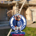 North Melbourne Football Club Teddy Bear Custom Keychain