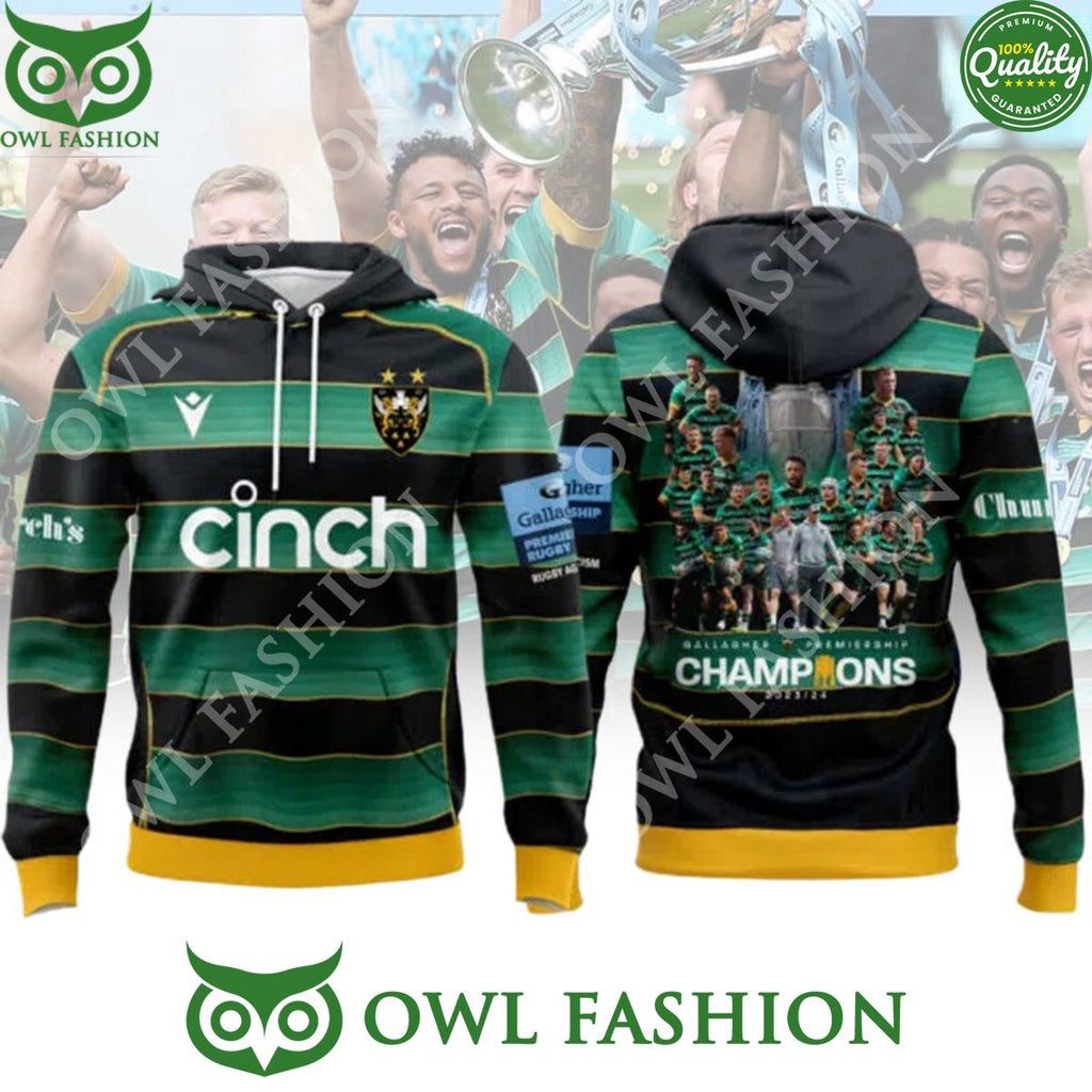 Northampton Saints Gallagher Premiership Champions 3D t shirt