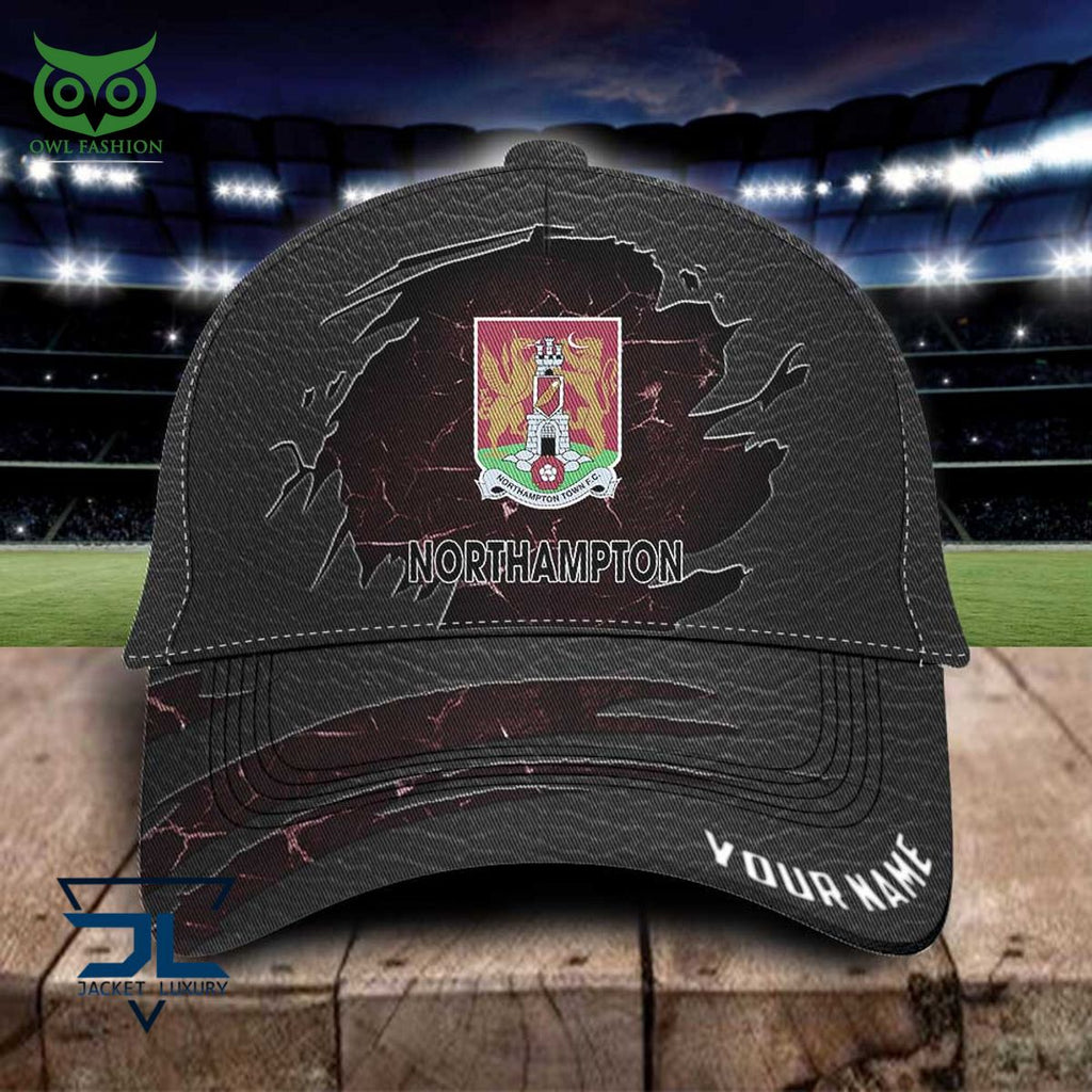 Northampton Town F.C EFL Personalized Leather Classic Cap