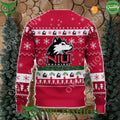 Northern Illinois Huskies NCAA Grinch Hand Funny Ugly Christmas Sweater Jumper