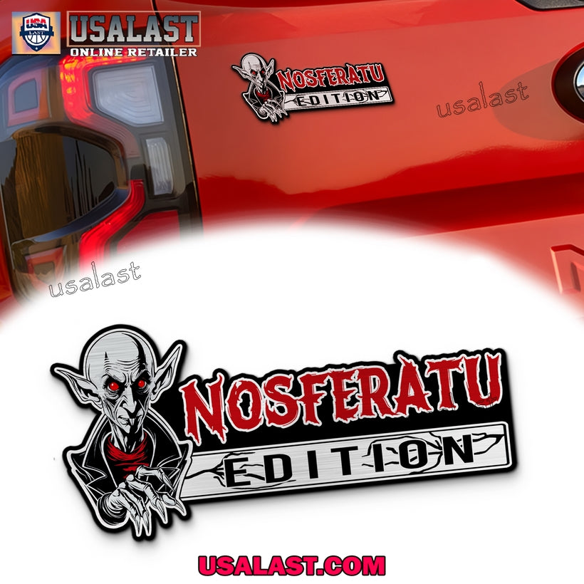 Nosferatu Edition Halloween Car Emblem Sticker