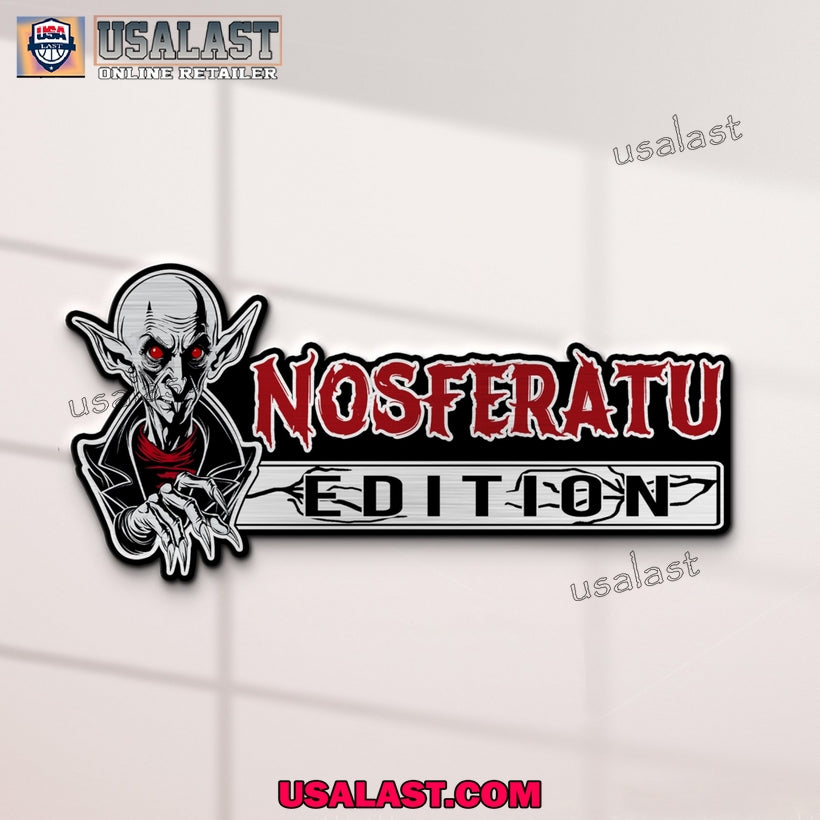 Nosferatu Edition Halloween Car Emblem Sticker
