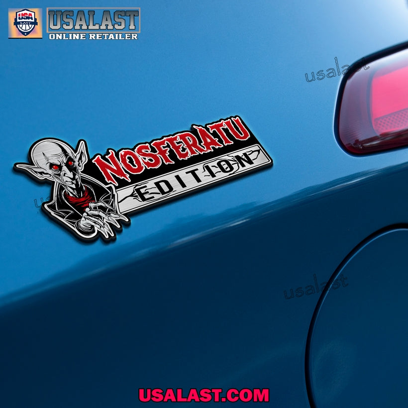 Nosferatu Edition Halloween Car Emblem Sticker