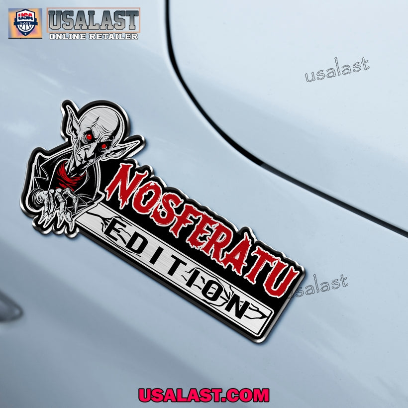 Nosferatu Edition Halloween Car Emblem Sticker