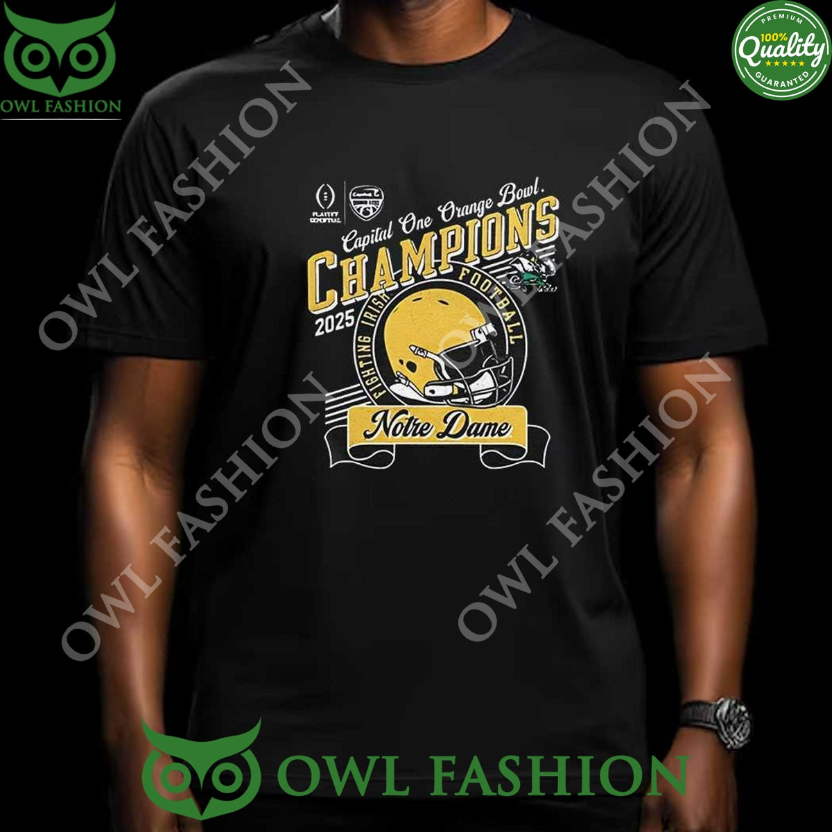 Notre Dame Fighting Irish 2025 Capital One Orange Bowl Champions t Shirt