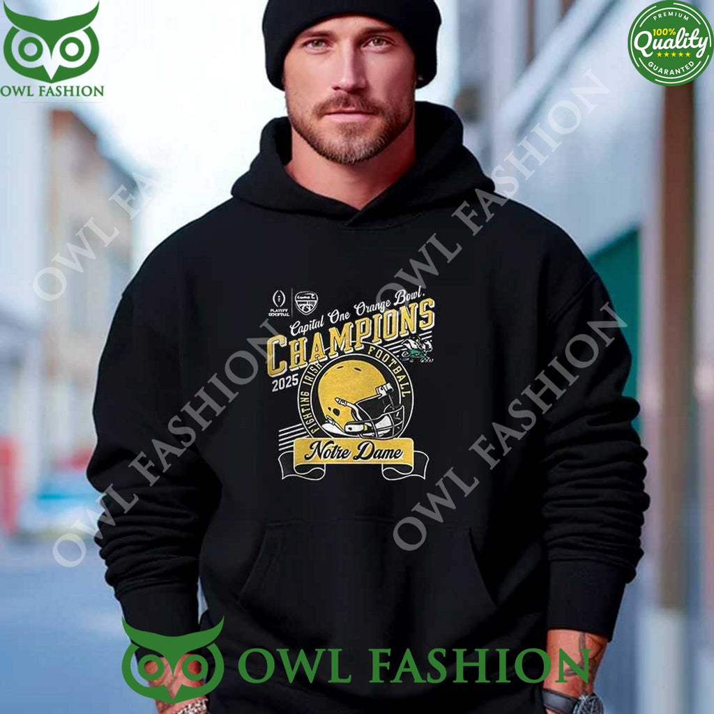 Notre Dame Fighting Irish 2025 Capital One Orange Bowl Champions t Shirt