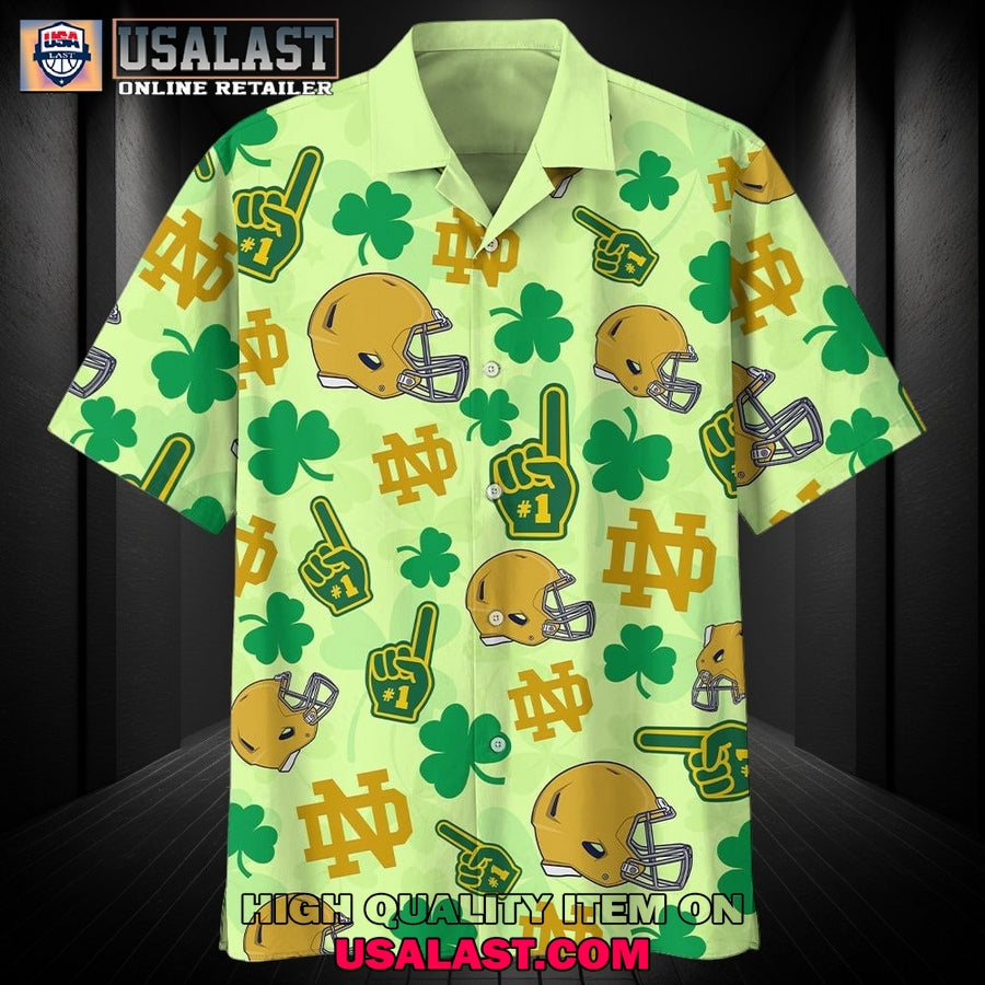 Notre Dame Fighting Irish Aloha Beach Hawaiian Shirt