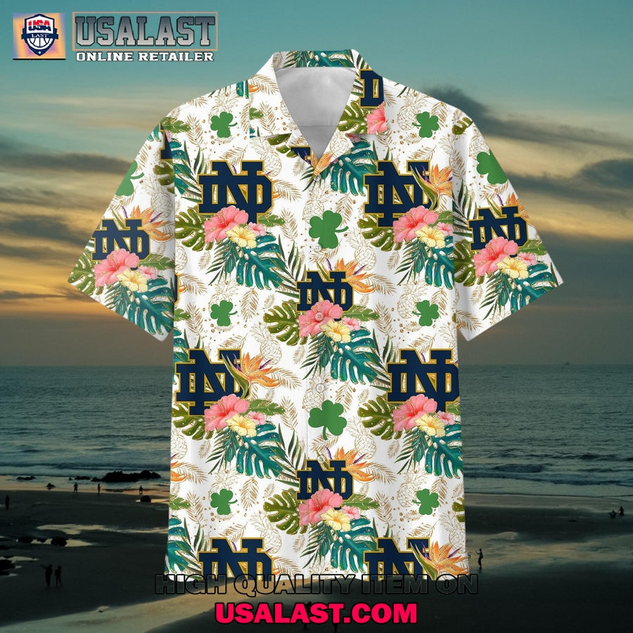 Notre Dame Fighting Irish Tropical Hawaiian Shirt