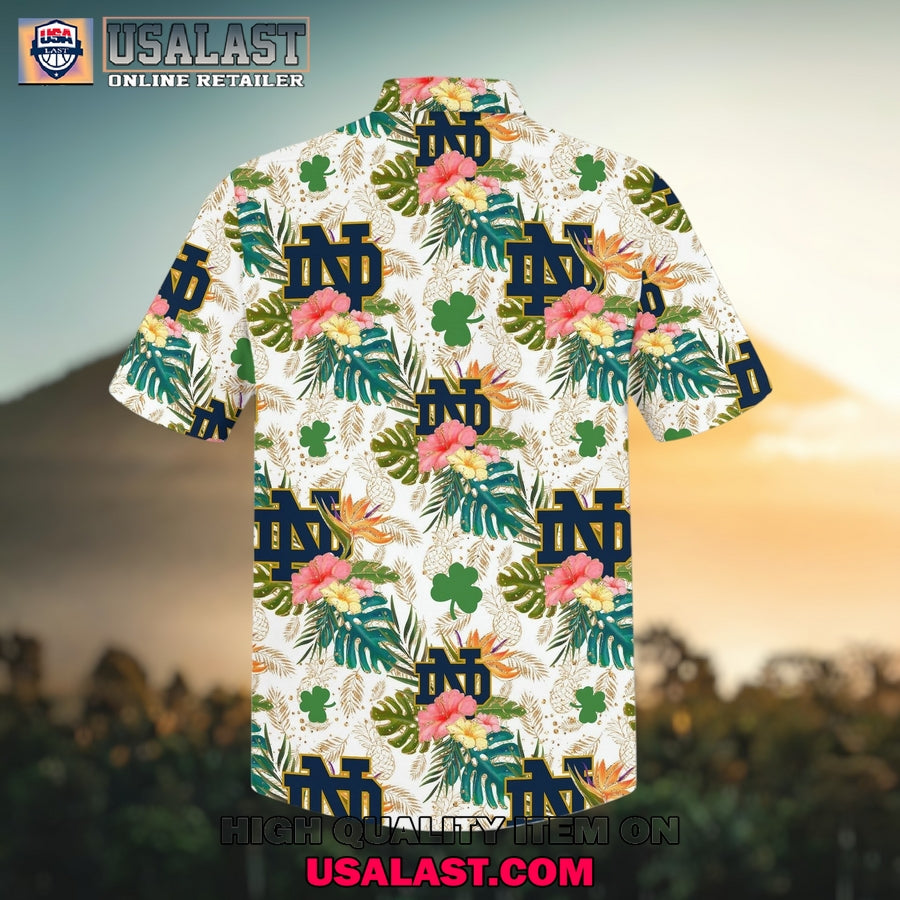 Notre Dame Fighting Irish Tropical Hawaiian Shirt