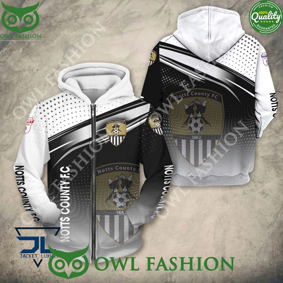 Notts County FC EFL League Two Hoodie Shirt