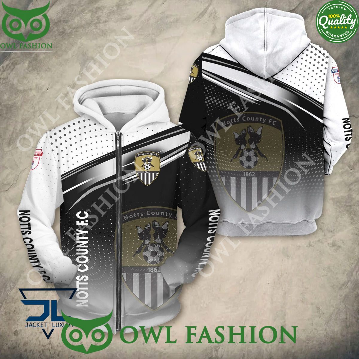 Notts County FC EFL League Two Hoodie Shirt